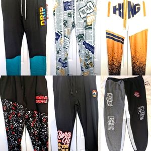 Various Big Men's 4X Fashion Sweatpants